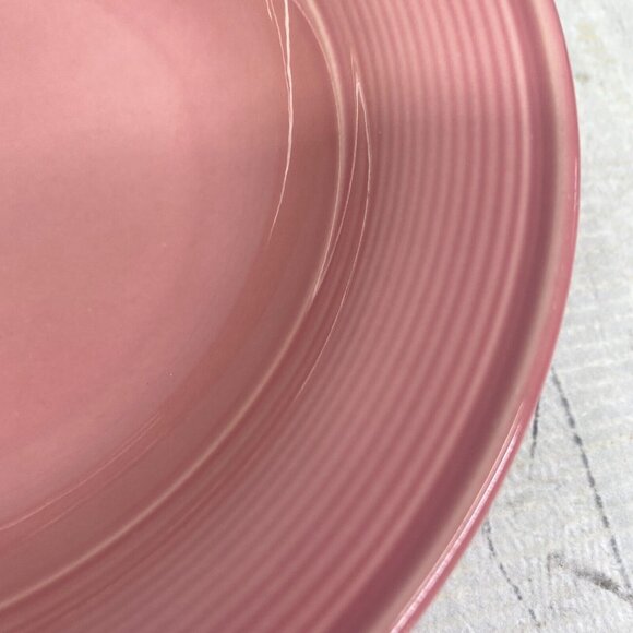 Nancy Calhoun DARK ROSE Japan Solid Color Smooth Stoneware Rim Soup Bowls Set 4 - Picture 15 of 16